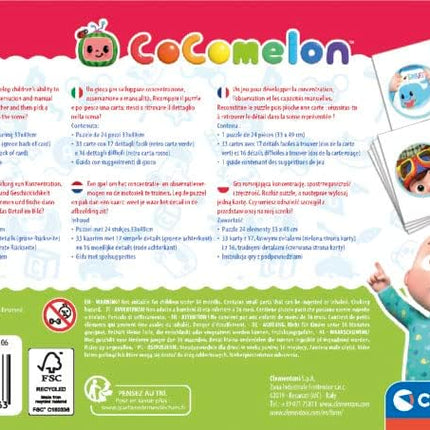 Clementoni 18106, Cocomelon Find it Educational Toy for Children, Ages 3 Plus