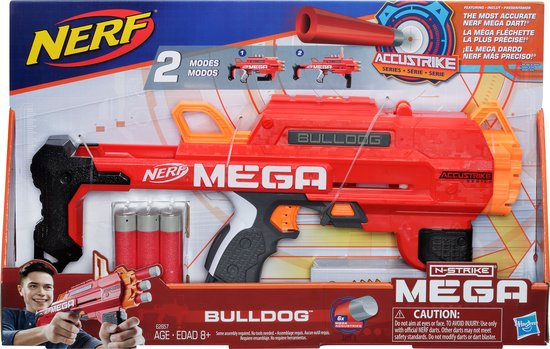 Nerf Mega Bulldog Blaster + 6 Darts