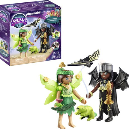 PLAYMOBIL Adventures of Ayuma Forest Fairy & Bat Fairy met totemdieren - 71350