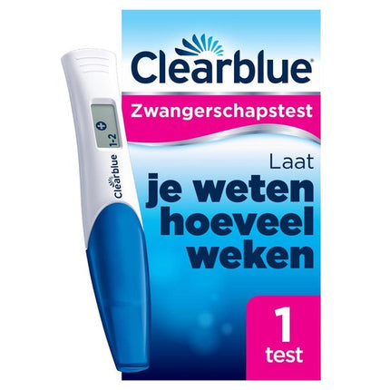 Clearblue Zwangerschapstest Met Wekenindicator: Stelt Het Aantal Weken Vast, 1 Digitale Test