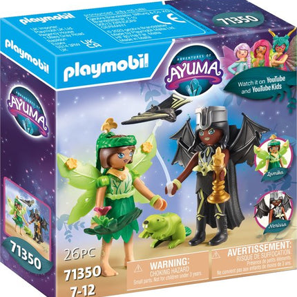 PLAYMOBIL Adventures of Ayuma Forest Fairy & Bat Fairy met totemdieren - 71350