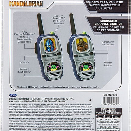 Star Wars The Mandalorian - Walkie Talkie 2 stuks - Voor Kinderen - 150M