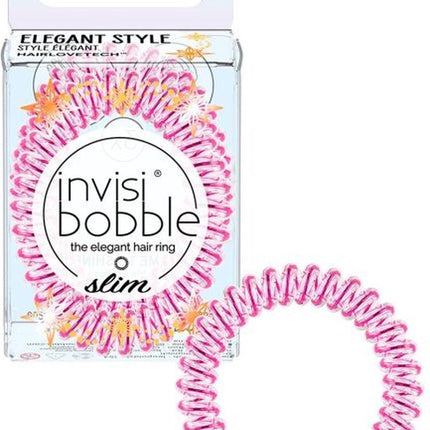 Invisibobble Slim Time To Shine La Vie En Rose 3Stuks