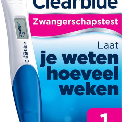 Clearblue Zwangerschapstest Digitaal met Wekenindicator - 1 test