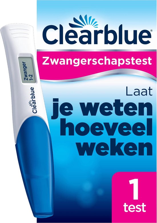 Clearblue Zwangerschapstest Digitaal met Wekenindicator - 1 test