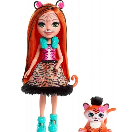 Mattel Enchantimals Tanzie Tiger Doll And Tuft FNH22 / FRH39