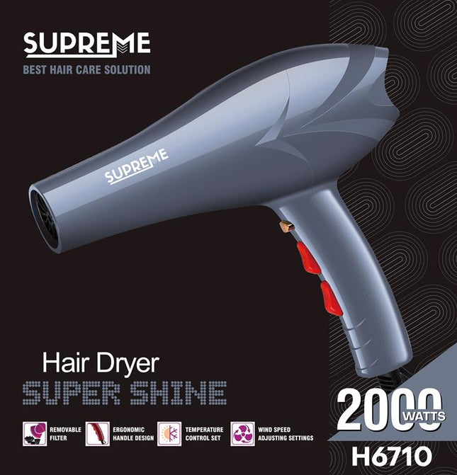 Supreme Hairdryer H6710 – Black