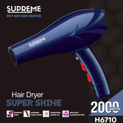 Supreme Hairdryer H6710 – Blue